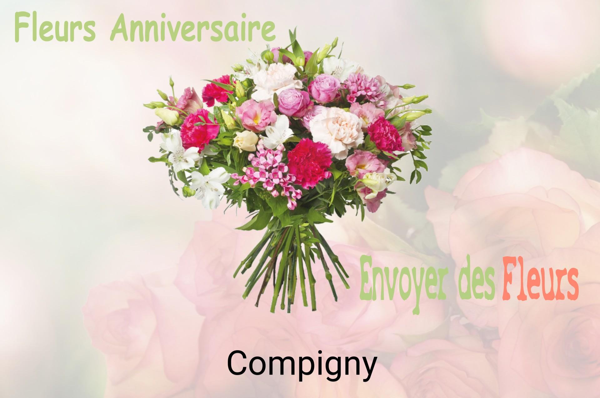 Bouquet de fleurs d’anniversaire livré à Compigny